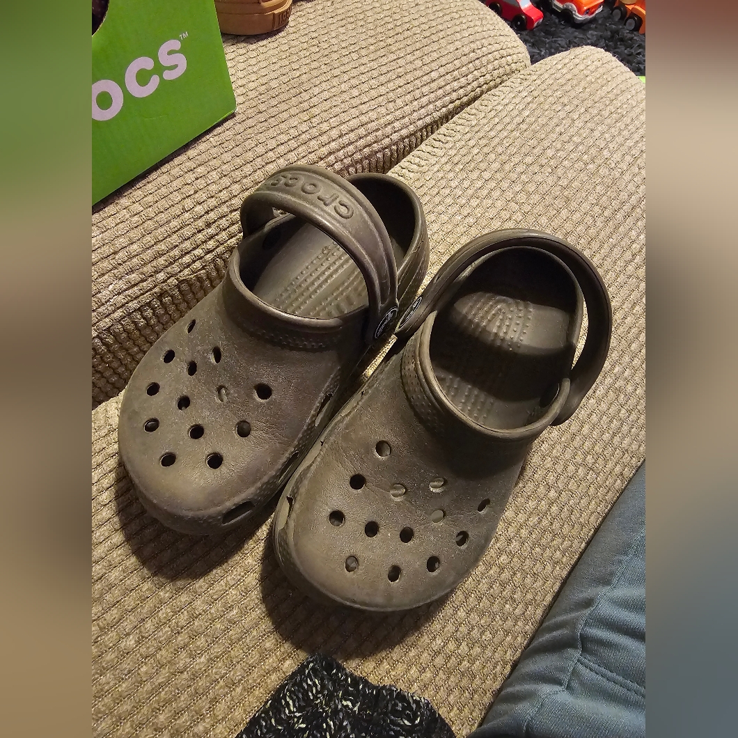 Crocs Kids Dark Green Crocs
